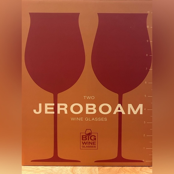Set of 2 JEROBOAM BIG WINE GLASSES. Brand new in box. - Picture 6 of 8